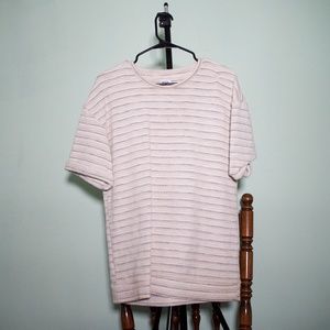 Zara polyester knit shirt with cotton lining M